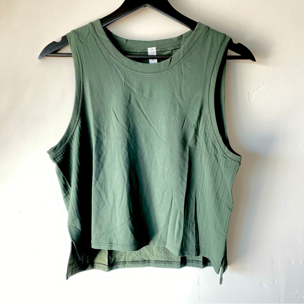 Lululemon, Train to Be Tank Top, Army Green, Size 8, New with tags.